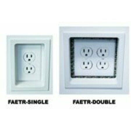 FASTCAP Electrial Trim Ring Double Black ETR-DOUBLE BL